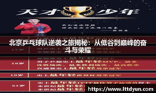北京乒乓球队逆袭之旅揭秘：从低谷到巅峰的奋斗与荣耀