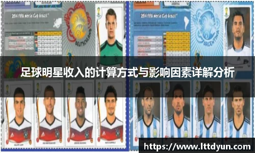 足球明星收入的计算方式与影响因素详解分析